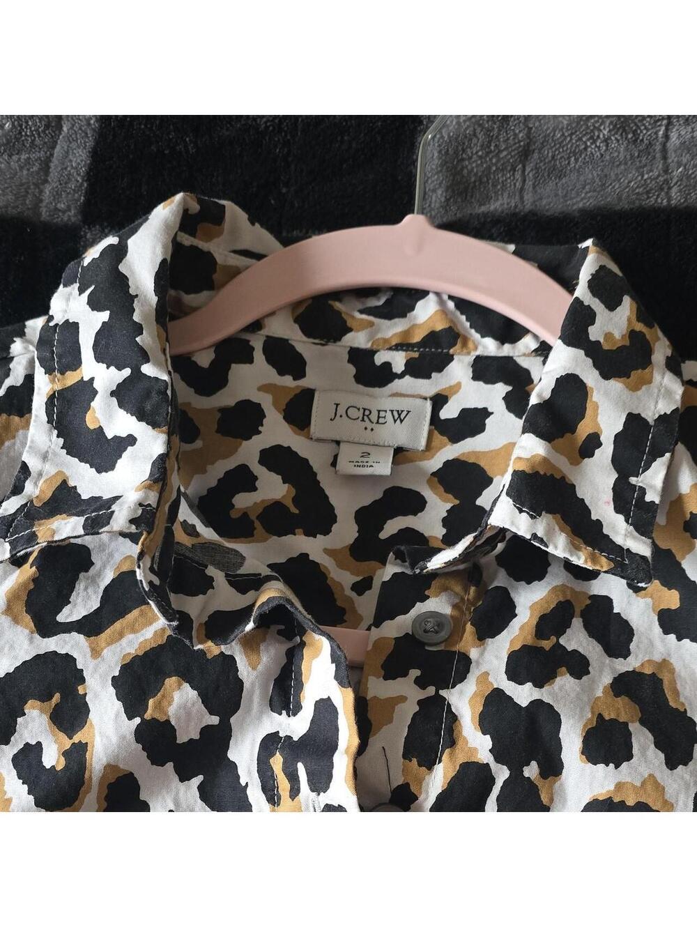 J.Crew Women's Multi and Brown Dress - Picture 2 of 4